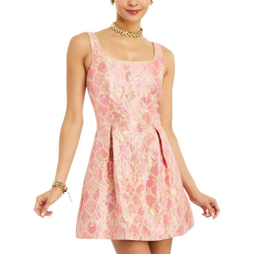 Mestiza New York Womens  Cora A-Line Mini Dress, Pink